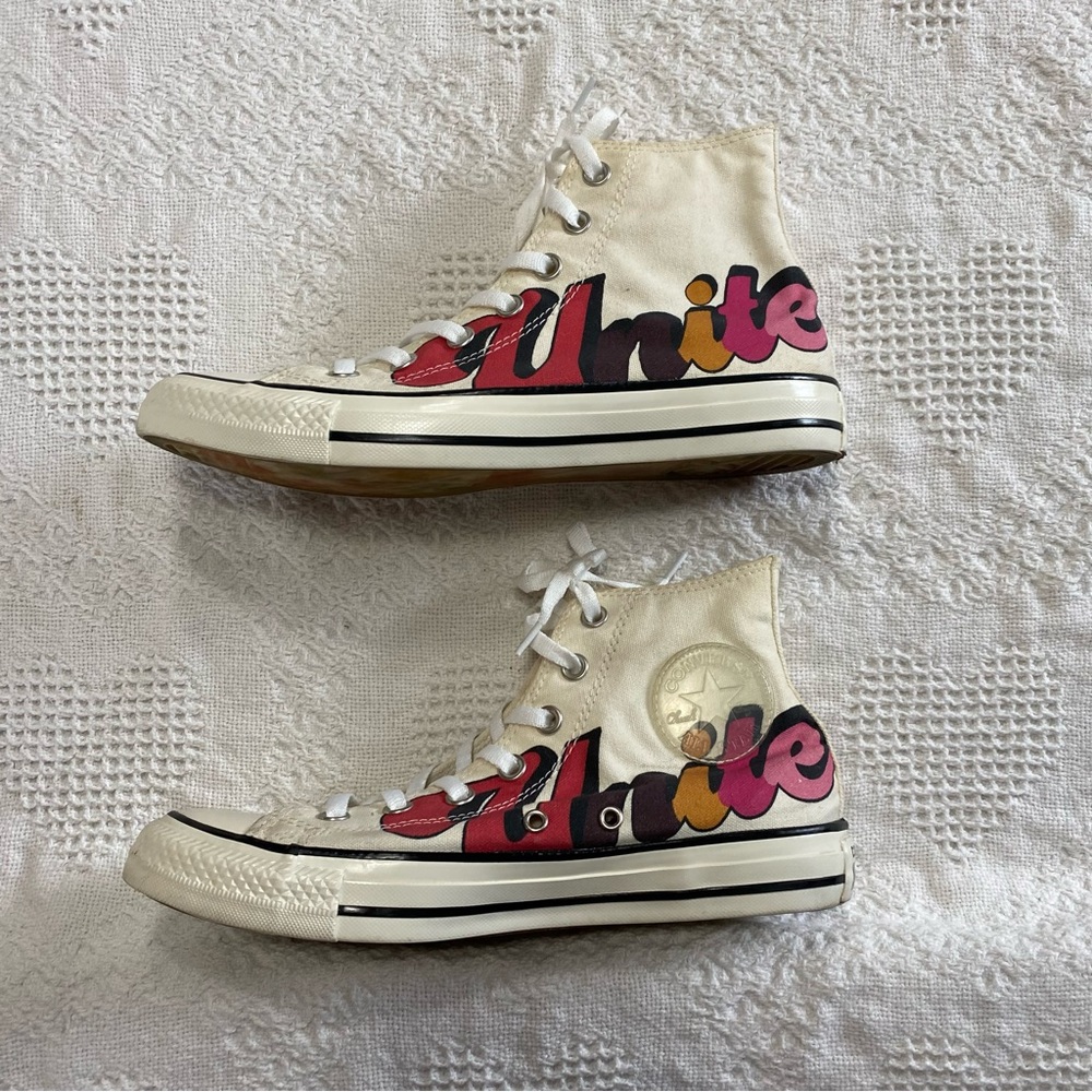“Girls Unite” Hightop Converse (8) - Picture 4 of 10